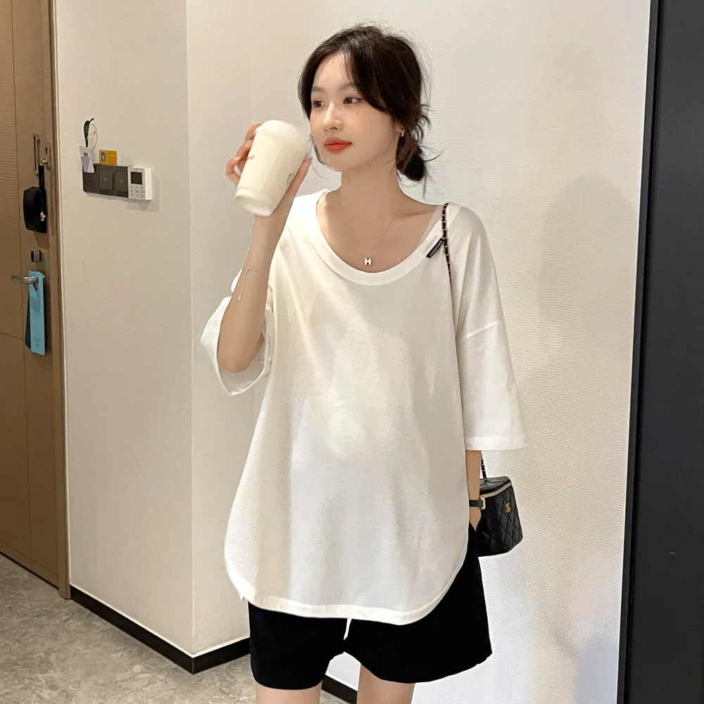 

new short-sleeved women's loose t-shirt quick-drying fitness Gray22
