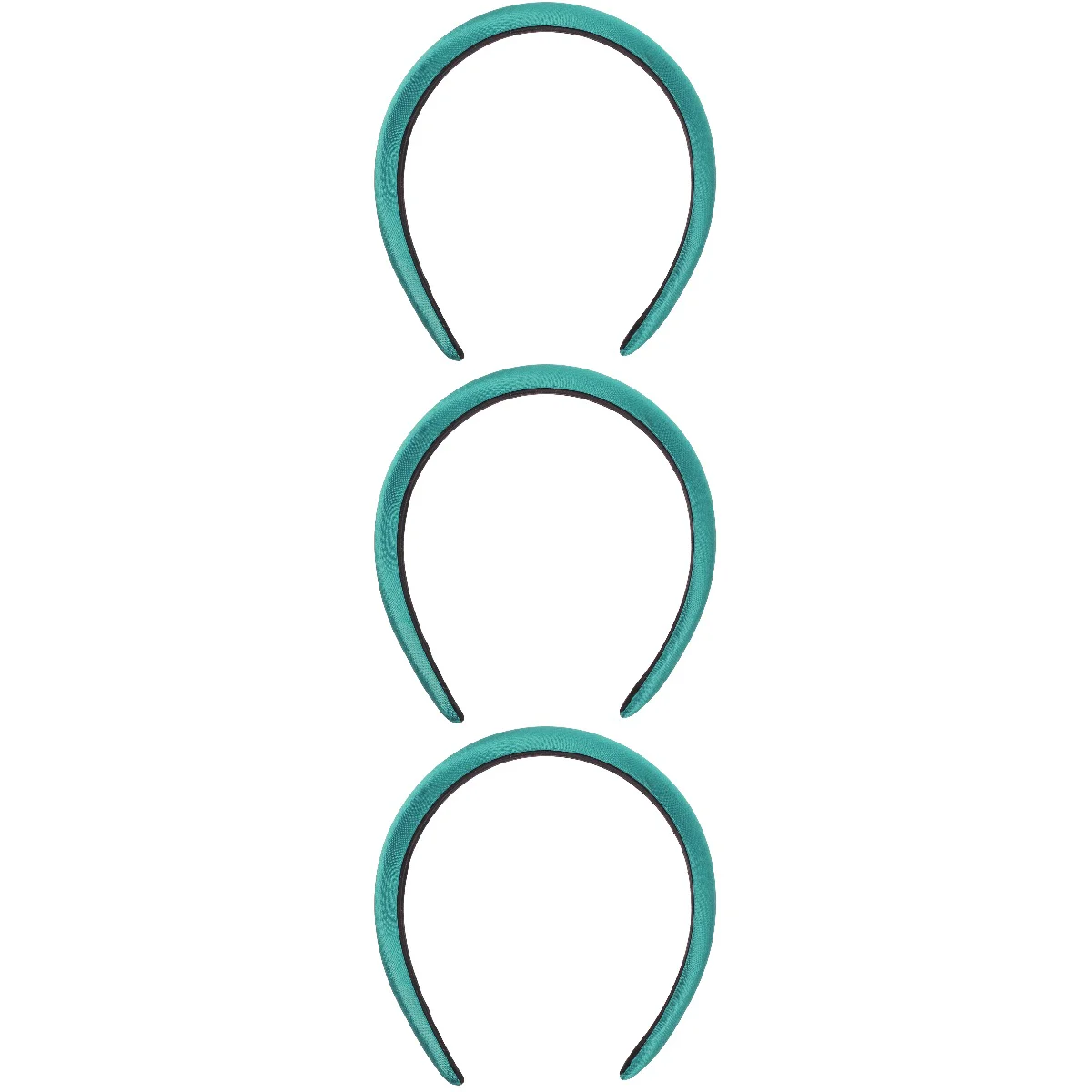 

3pcs Satin Padded Headband Sponge Hairband Fashion Head Band for Women Girls