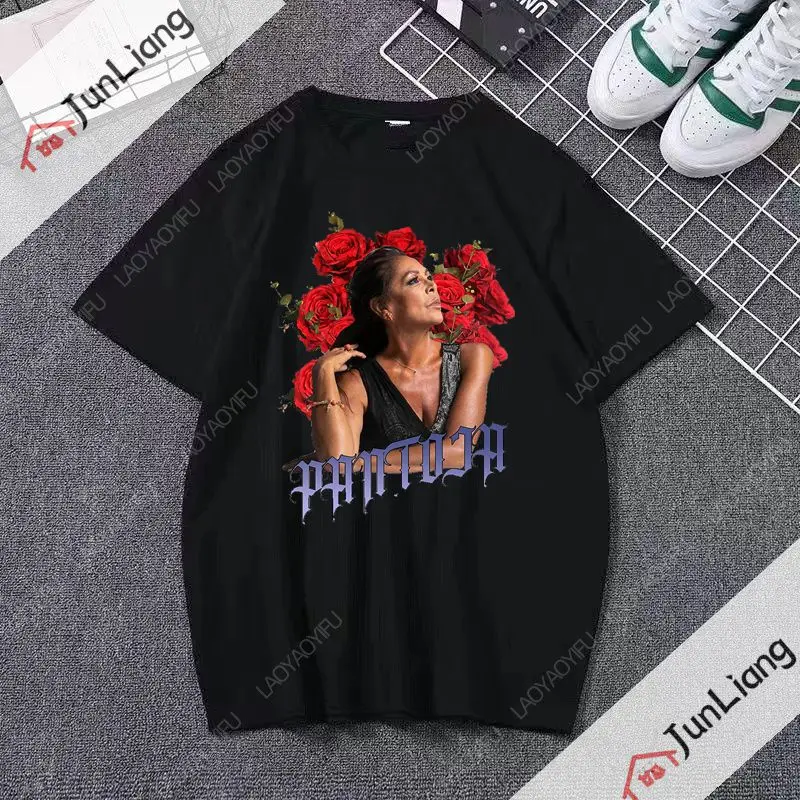 Фото Belen Esteban T-shirt Kawaii Clothing Women's Clothing Aesthetic Clothing Autumn/Winter Top Harajuku Streetwear №3