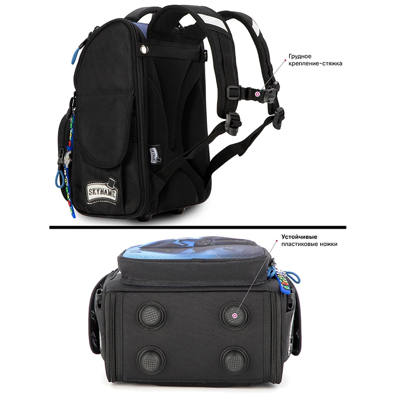 Школьные портфели с мультипликационным рисунком для девочек водонепроницаемые