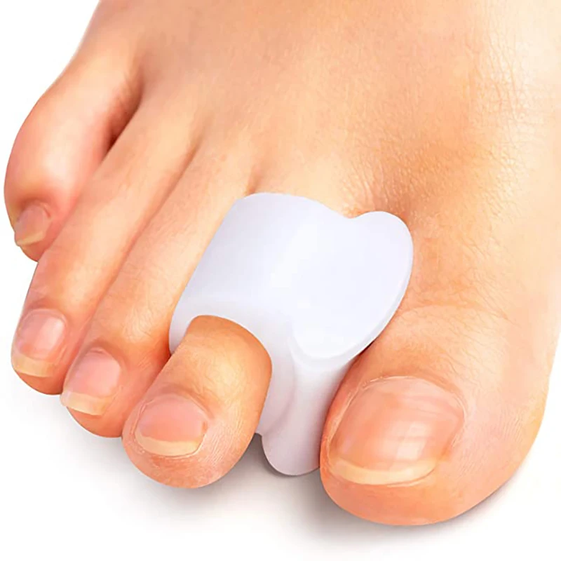 

Sdotter 2pcs Foot Care Tools Silicone Toe Spacers Bunion Hallux Valgus Thumb Finger Correction Pad Orthopedic Toe Separators Spr