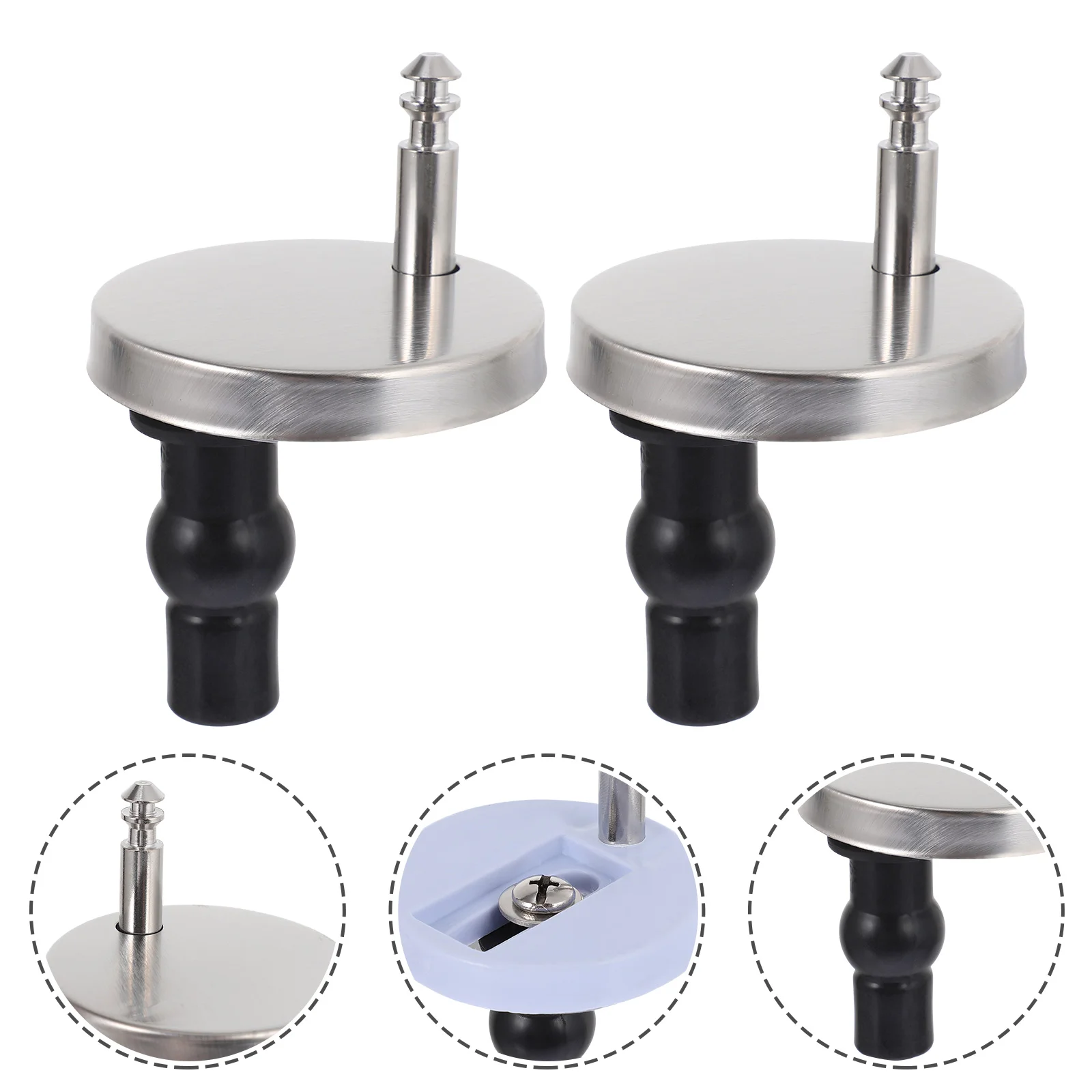 

Toilet Bolts Screws Screw Lid Hinges Seats Bolt Fixing Replacement Hinge Parts Round Toilets Standard Fixed Mounting Elongated