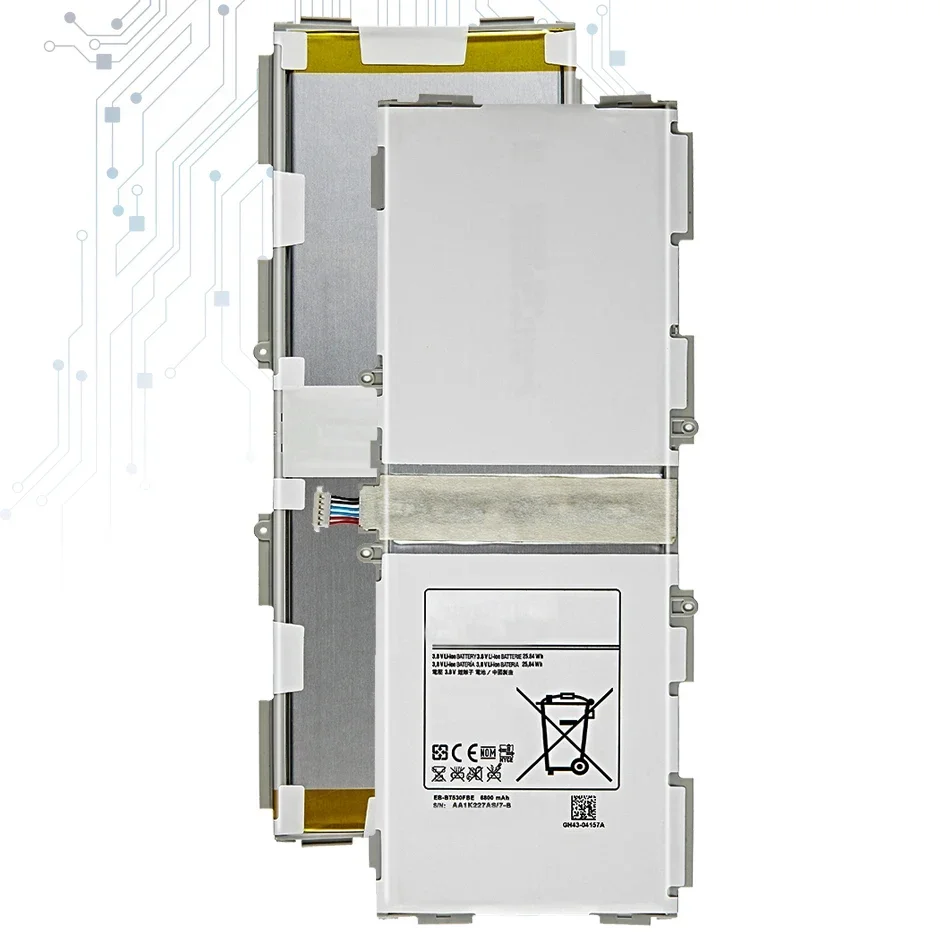 Аккумулятор для планшета Samsung Galaxy Tab 4 10 1 дюйма SM-T530 SM-T531 SM-T533 SM-T535 Φ P5220 SM-T537