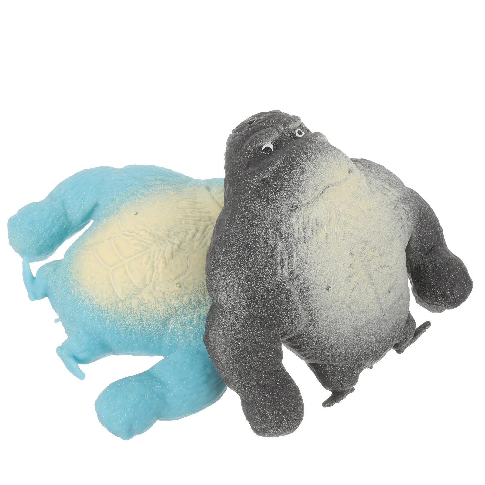 

2pcs Durable Squeeze Toys Stress Reducing Gifts Decompression Stretchy Gorilla Toys