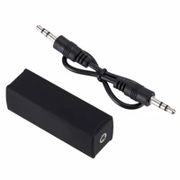 compact and lightweight ground loop noise isolator for car audio system home stereo with 3 5mm audio cable