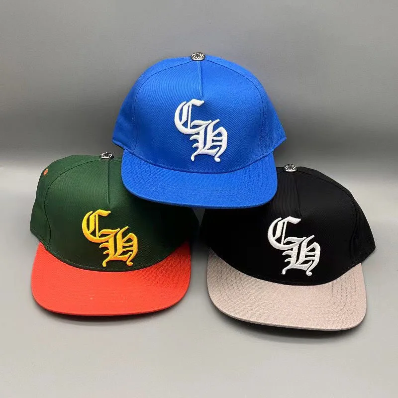 

C Super Rare Chrome Style Silver 925 Cross Punk Hiphop Style Cap Hat for Man Woman Mountaineering Hat high quality