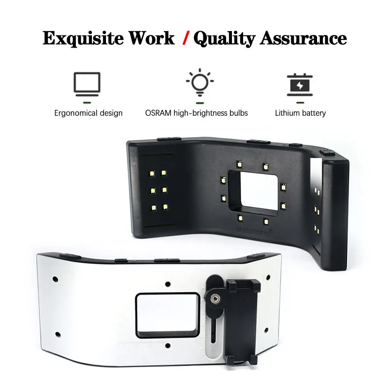 

Dental Photography Flash Light with Polarizer Light Filter Tripod Support