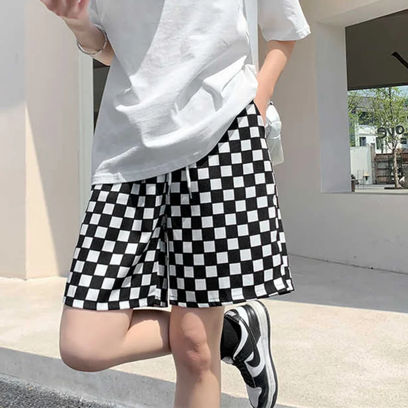 Женские Шорты С Высокой Талией Повседневные Хлопковые Спортивные Брюки Широкие