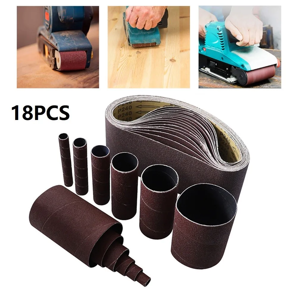 

Wood Sandpaper Set 18pcs Metal Polishing Rust Sanding Sandpaper Duable