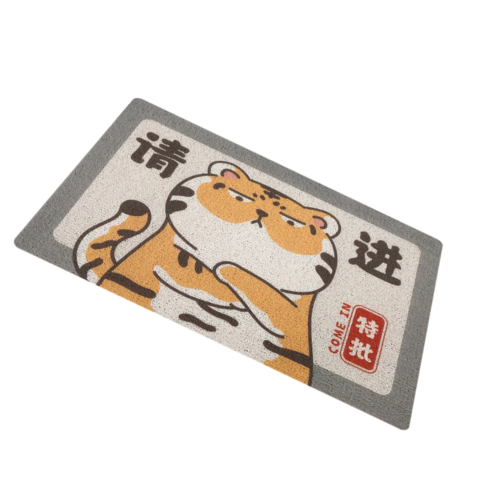 

Decorative Household Entryway Mat Anti-skid Floor Mat Multi-function Welcome Mat