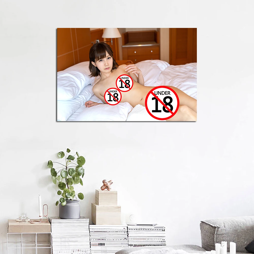 Горячая Распродажа обои с изображением азиатской девушки на кровати