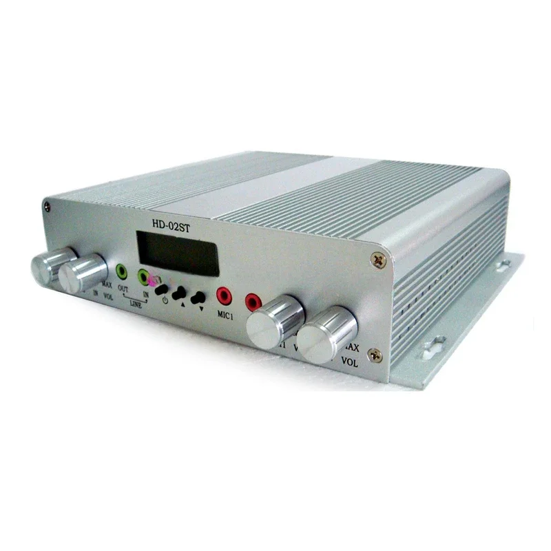 15 Вт/25 Вт FM-радиопередатчик стерео PLL-вещательная станция 88–108 МГц 2 микрофонных