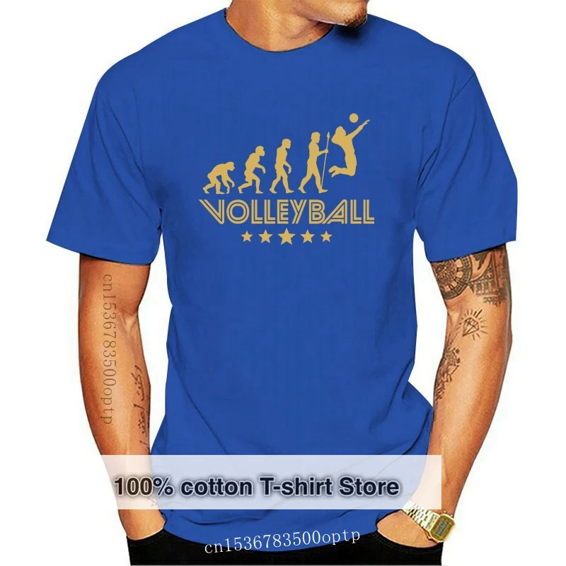 

Volleyballs Evolution Retro Style Graphic T-Shirt Mens Plus Size Top Tee Tee Shirt Casual Short Sleeve Tops