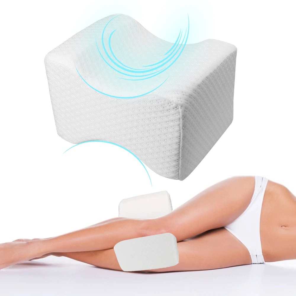 

Align Spine Pregnancy Body Pillows Memory Foam Knee Pillow Back Support for Side Sleepers for Orthopedic Sciatica Back Leg Hip
