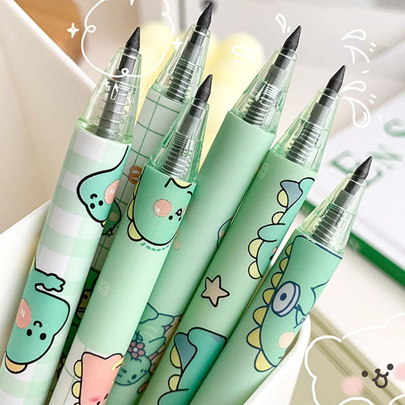 

Автоматический механический неограниченный вечный карандаш, ручка для письма, школа, бесконечная ручка, милые школьные канцелярские прина...