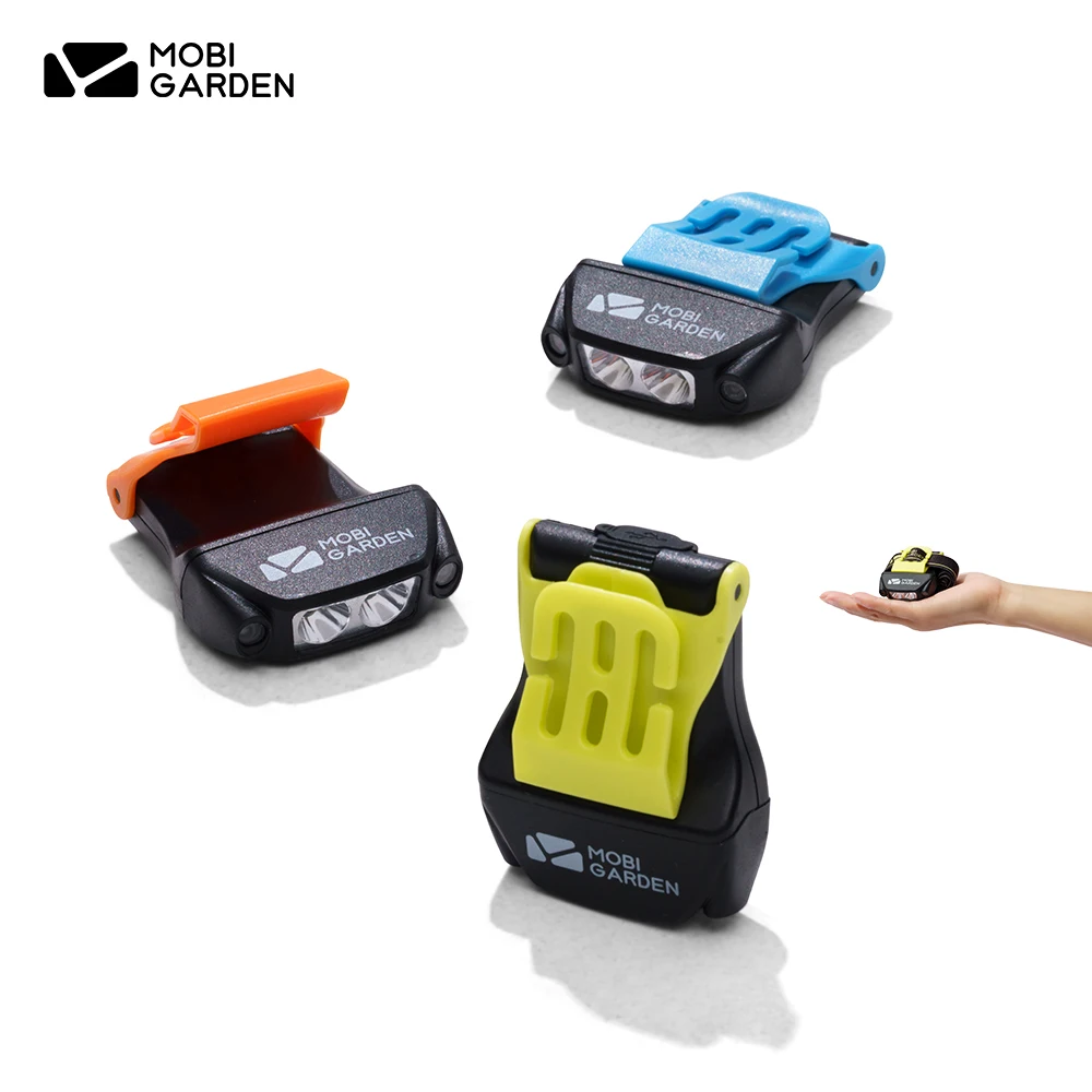 

MOBI GARDEN Camping Headlamp Headlights Hat Clip Light LED Fishing Hiking Lightweight Portable
