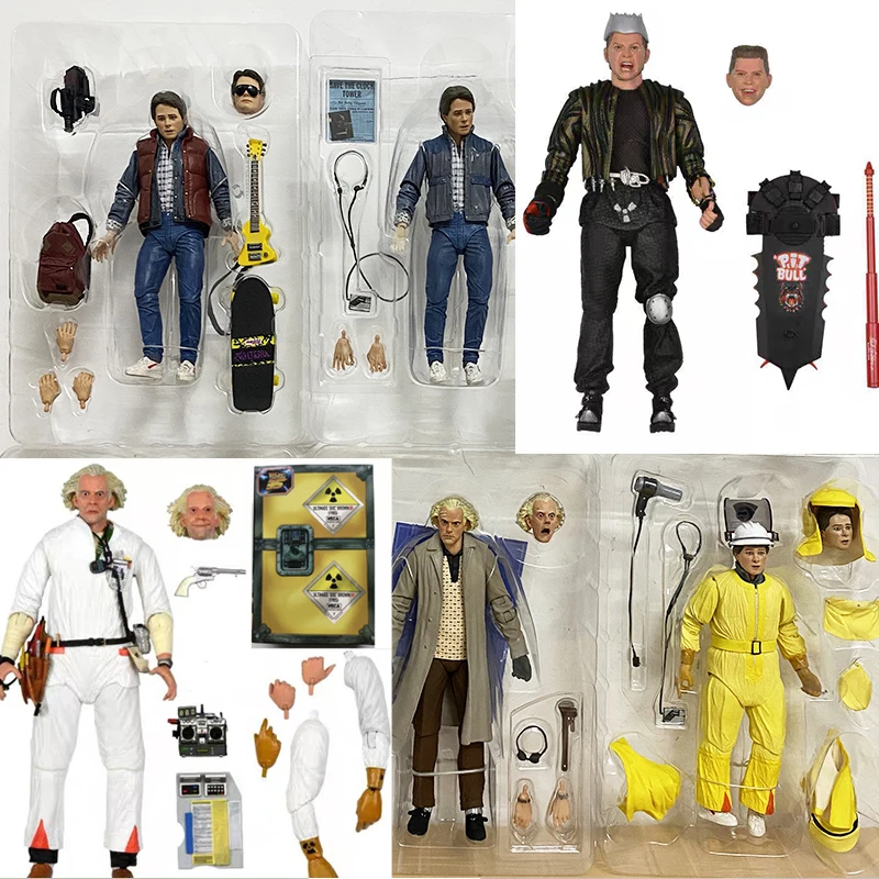 

NECA Назад в будущее Часть II Ultimate Грифф Танн экшн-фигурки Доктор коричневый Марти макfly декор в форме гитары для подарков