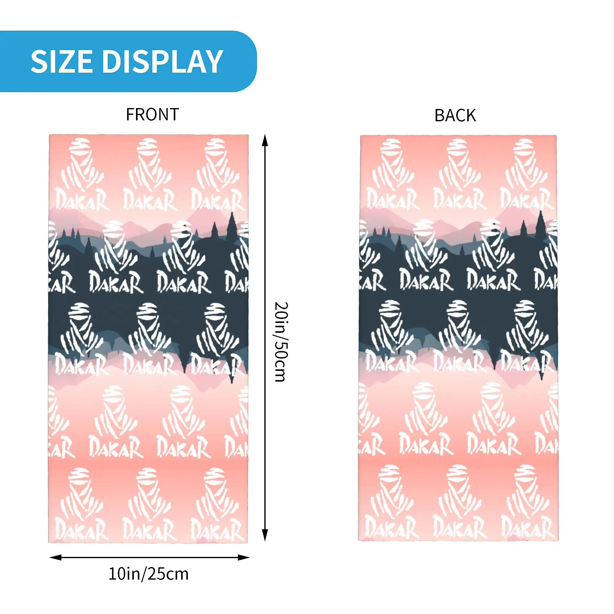 Пользовательские D-Dakares Image гетры для мужчин и женщин УФ-защита лица зимний