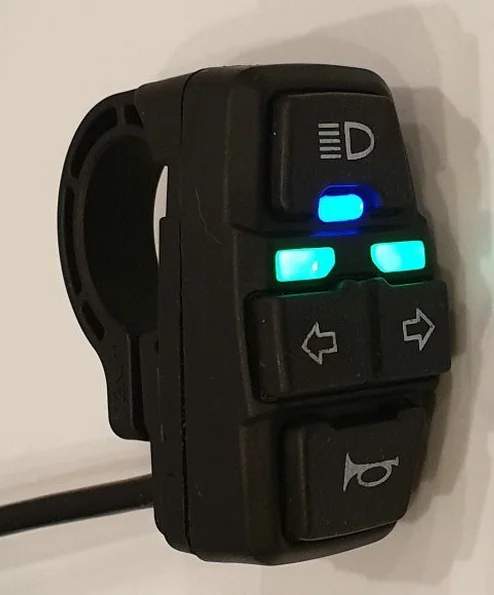 

Frontlight+Horn/Cruise+Turning Light Switch dk336 Scooters Electric Bicycle Intelligent Mountain Bike ATV Tricycle Diy Parts