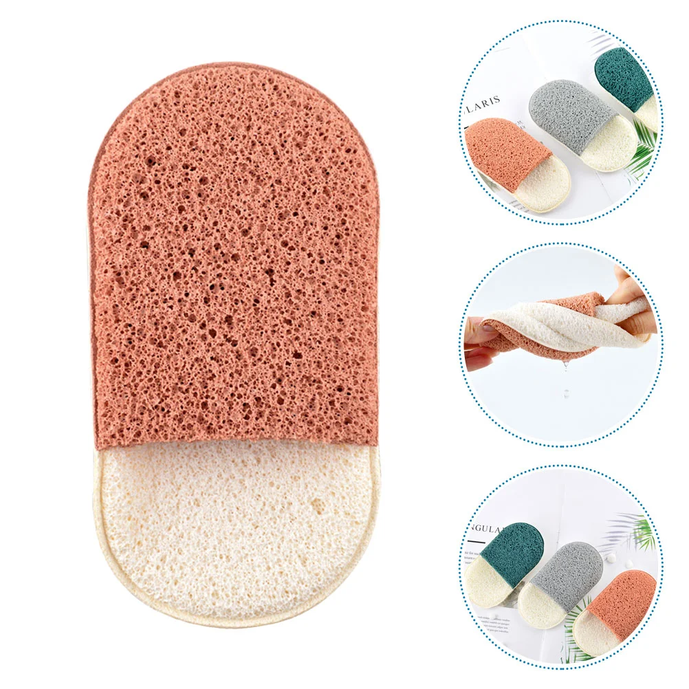 

Sponge Face Facial Cleansing Puff Exfoliating Sponges Pad Loofah Makeup Skin Cleaning Removal Scrubber Bath Glove Pads Scrub