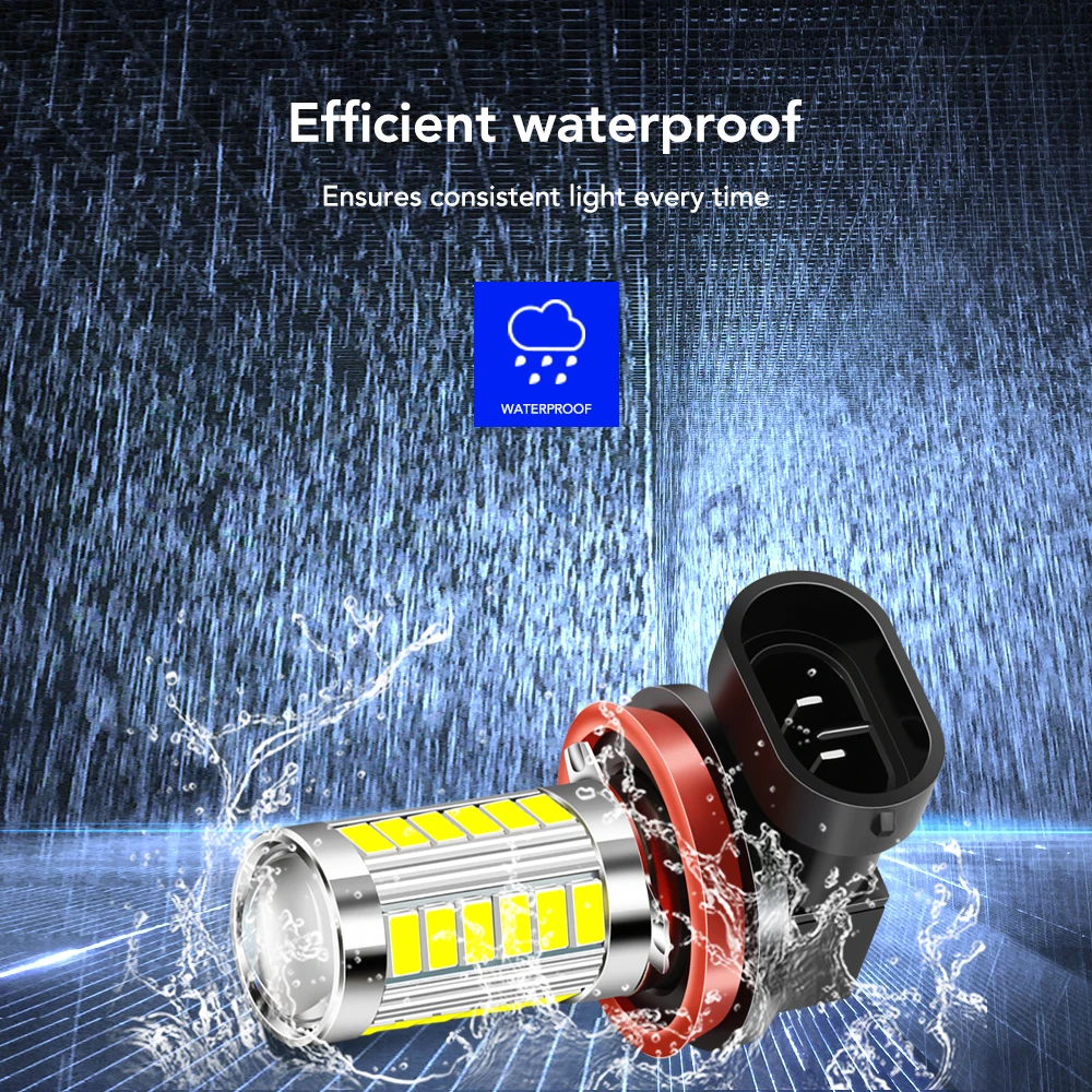 Светодиодсветодиодный Автомобильные противотуманные фары H11 H8 2 шт. светильник