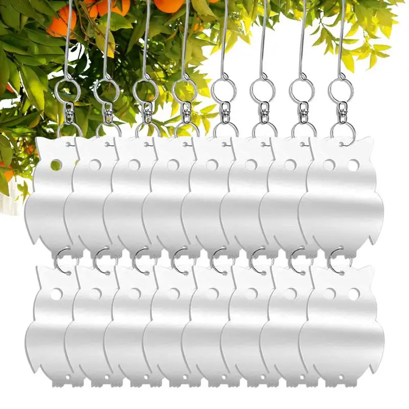 

Уличные отражающие диски в форме совы для украшения сада