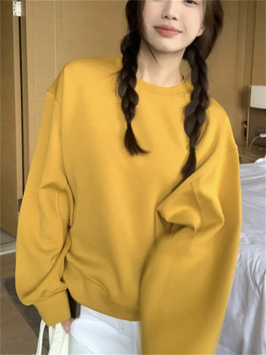 Alien Kitty 2023 Новое поступление однотонные свитшоты Женские повседневные