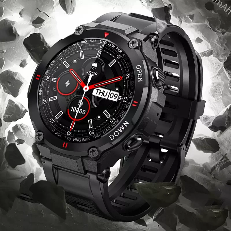 

2022 New Smart Watch Men Bluetooth Call Music Playback Fitness Tracker Life Waterproof Multifunctional Pedometer Men Smartwatch
