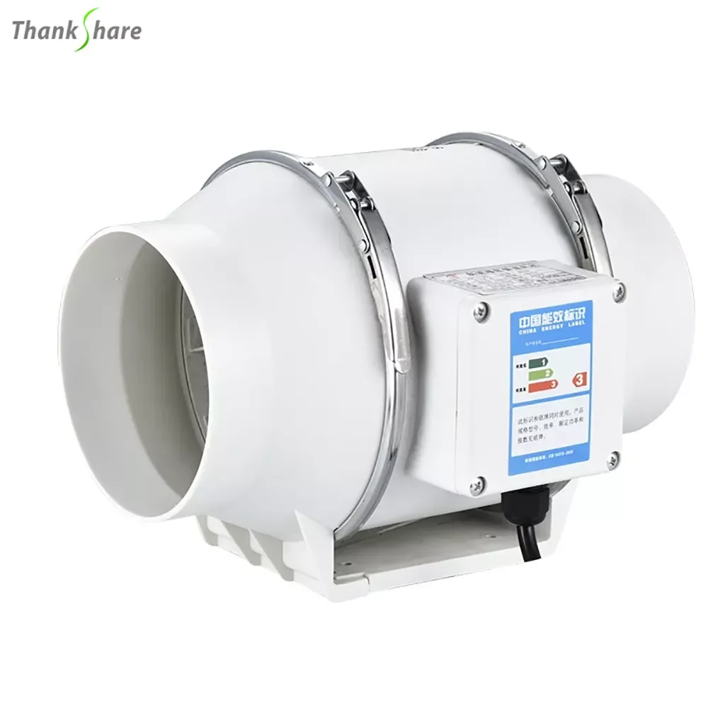 

Exhaust Fans Home Silent Inline Pipe Duct Fan For Bathroom Extractor Ventilation Kitchen Toilet Wall Air Clean Ventilator 220V