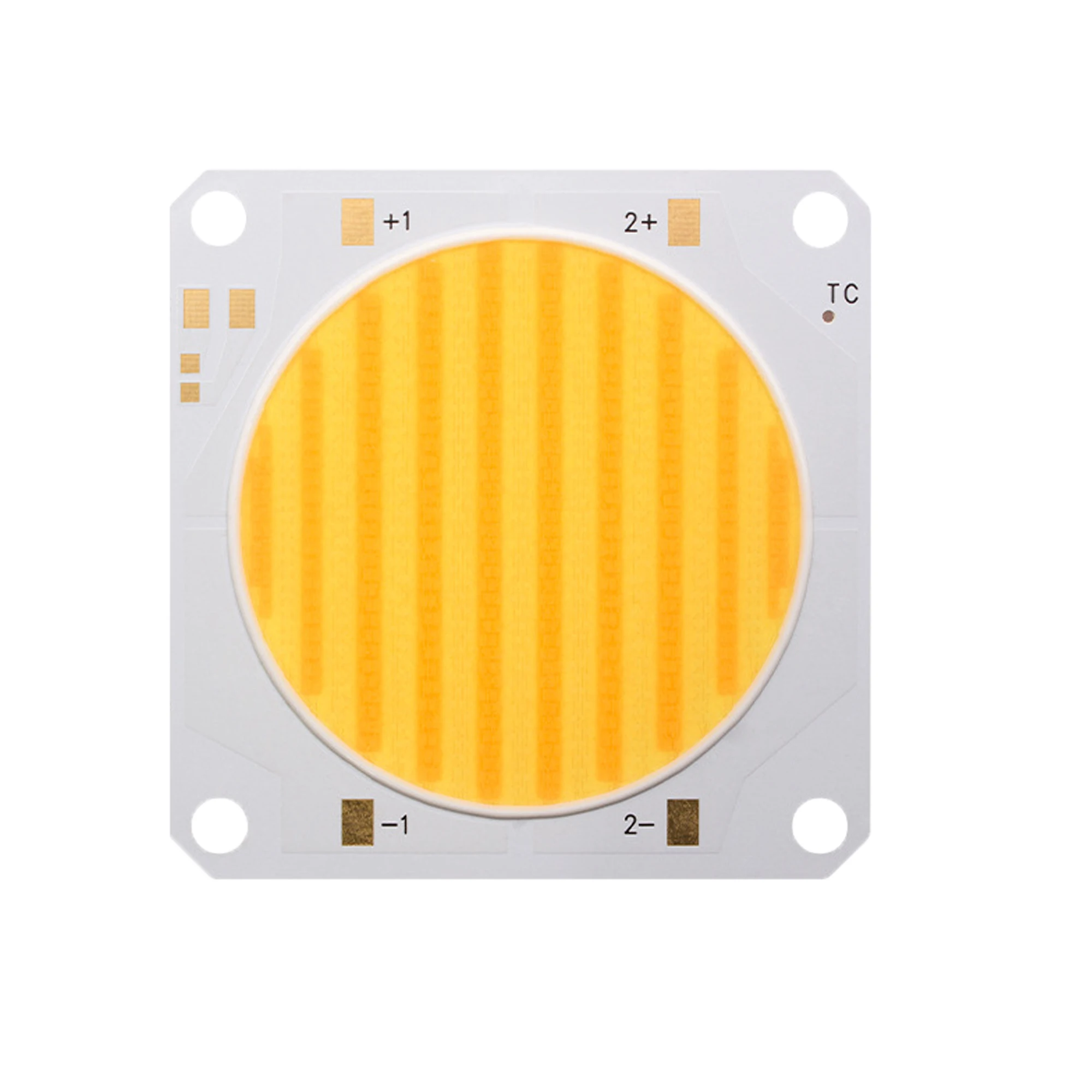 Фото Высококачественный COB LED модуль 54*54мм/62*57мм 400Вт (200CW+200WW) с CRI RA 95+ и цветовой температурой 2700K (теплый белый) + 6800K (холодный белый) для фото- и видеосъемки, DIY-проектов. №1