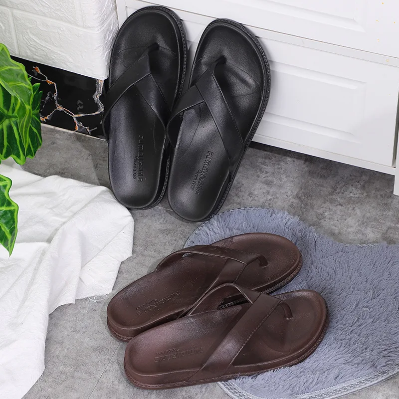 New flip-flops summer slippers for girls to wear couples slippers non-slip beach shoes summer T57