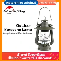 naturehike new camping kerosene lamp portable outdoor picnic atmosphere lamp ultralight camping lighting long life hanging lamp