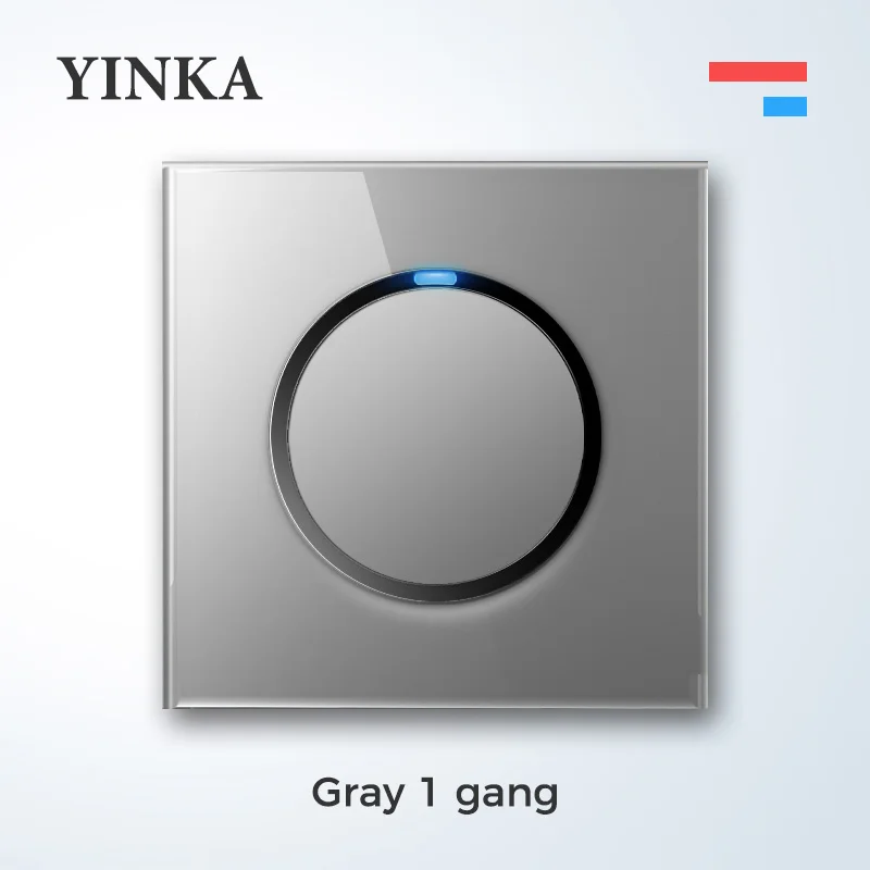 

YINKA Круглый стеклянный выключатель
