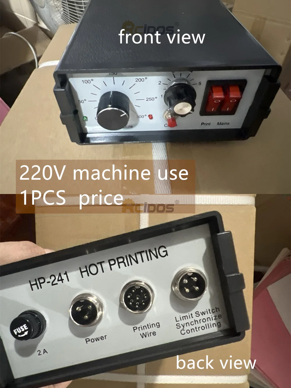 

Машина для кодирования цветной ленты RCIDOS HP-241, блок управления горячим принтером DH-241 220 В, цена 1 шт.