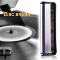 scrubbing vinyl phonograph soft pad cleaning tool handle brush cleaner turntables anti static black carbon fiber audio