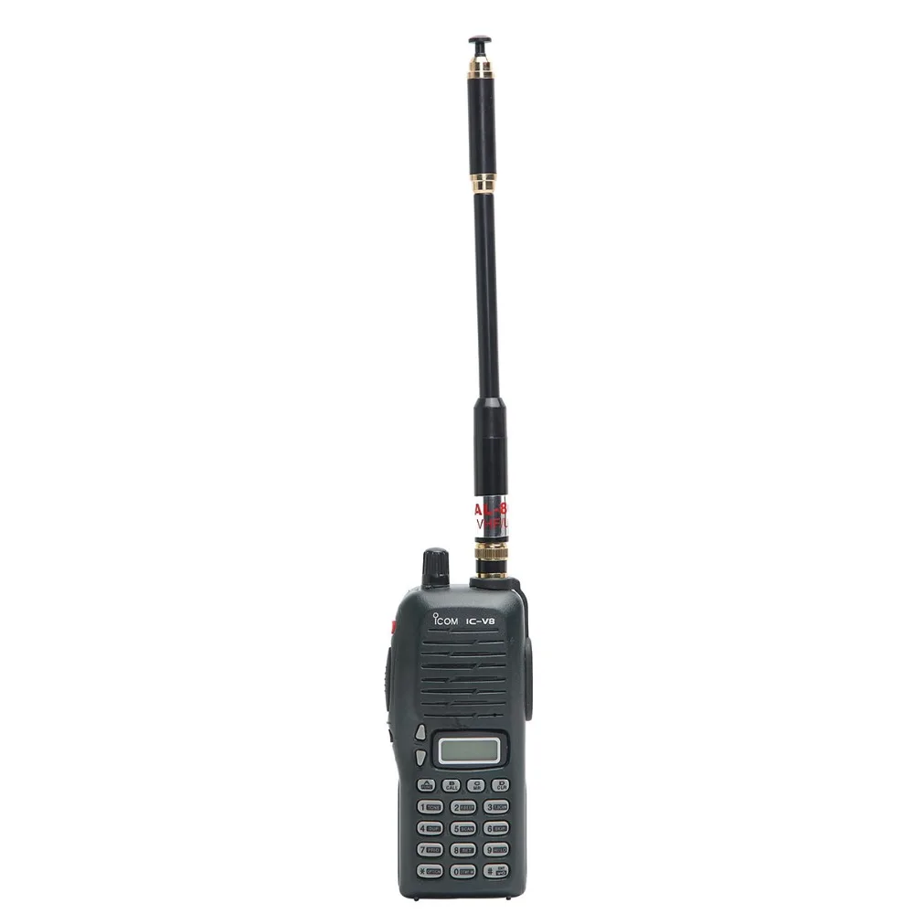 Harvest Antenna AL-800 BNC Dual Band 144/430MHz High Gain Telescopic Antenna for Kenwood TYT HYT ICOM YAESU Walkie Talkie Radio