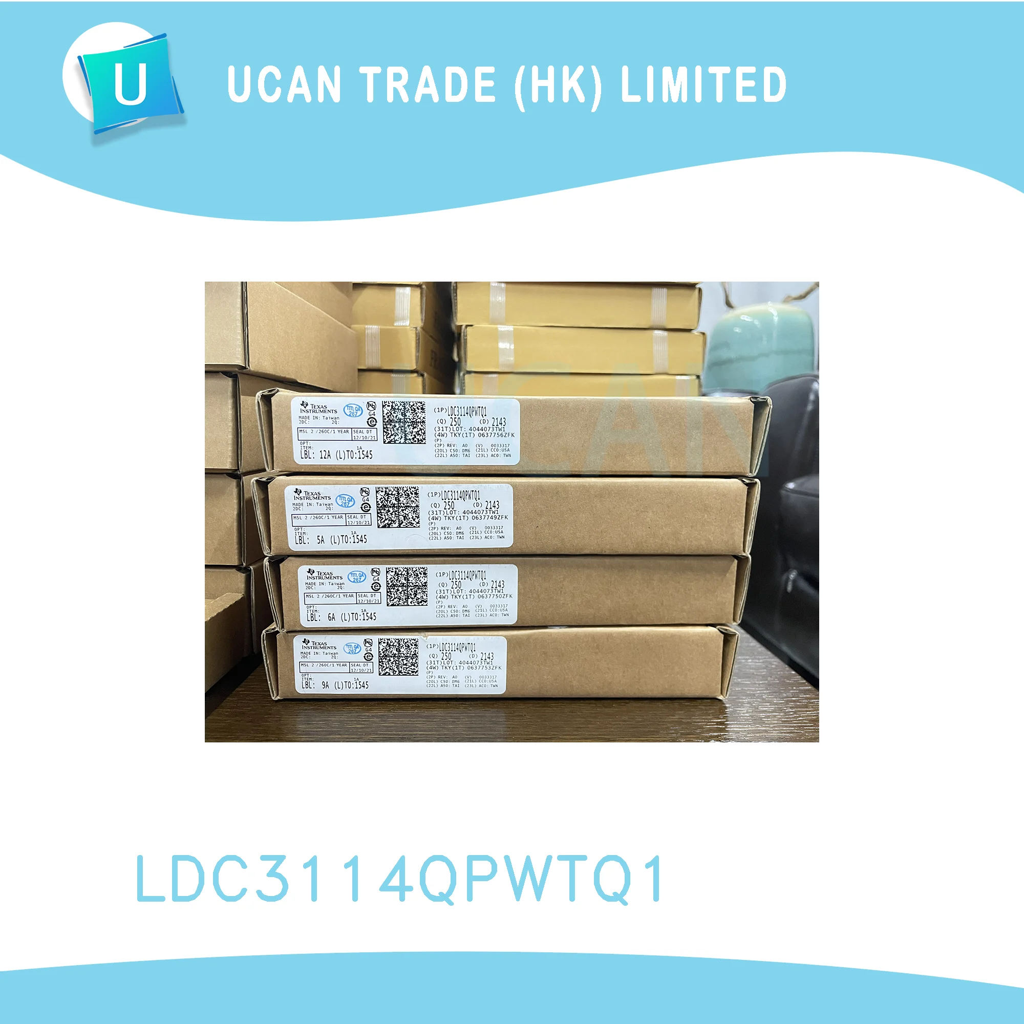 

TI LDC3114QPWTQ1 TSSOP (PW)-16 SMD/SMT Original and New