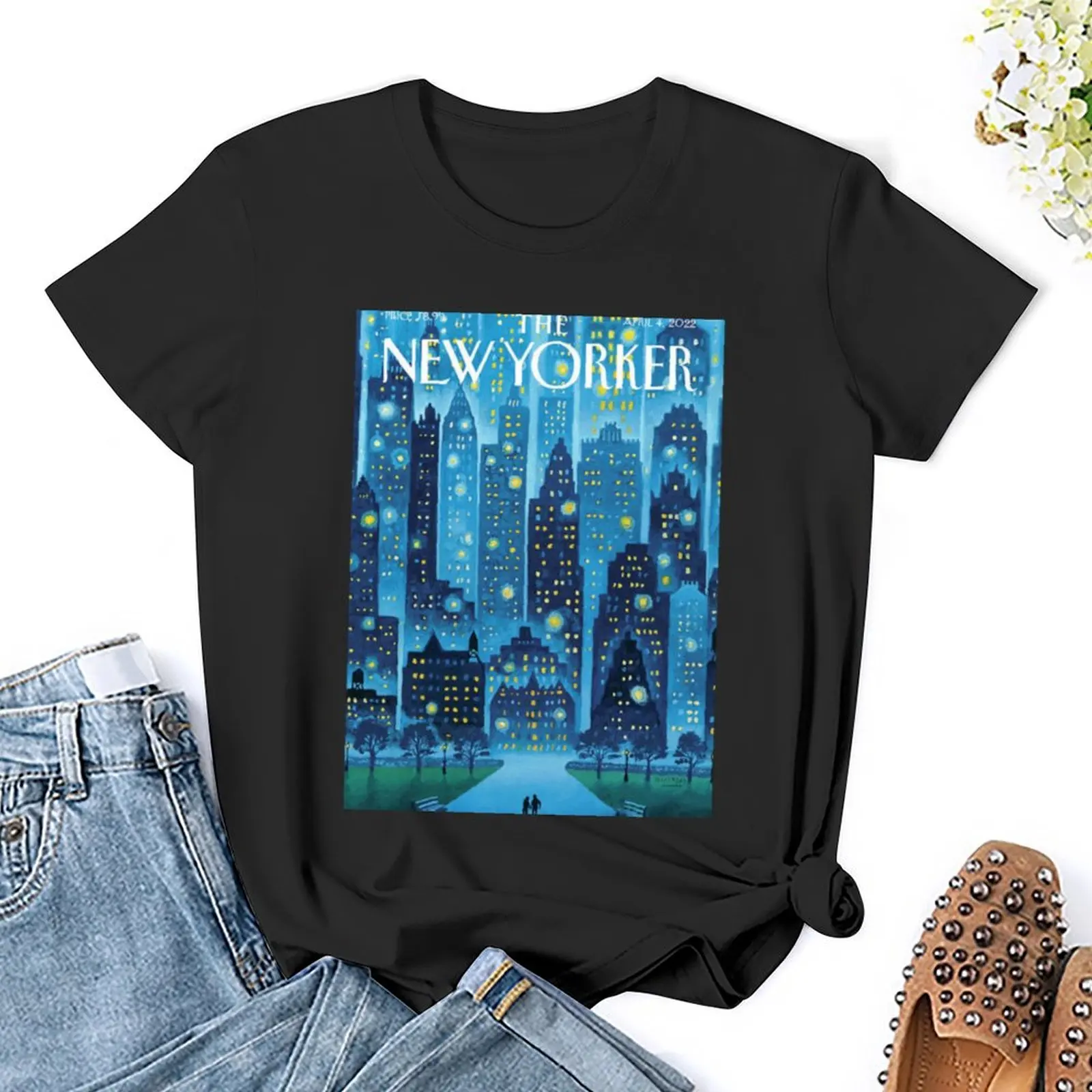 Ночная футболка The Stellar Простые Топы винтажная одежда футболки Женский Топ