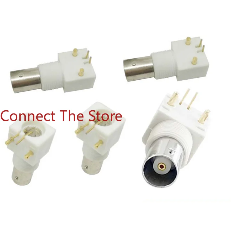 

6PCS Gold-plated Q9BNC Mother Glue, Special Video Connector For DVR, BNC Glue 50 Euro Nut.