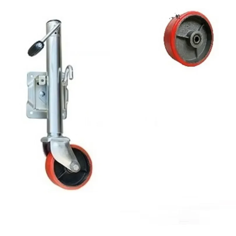 1200LB/540KG 6-дюймовая опора для прицепа с боковыми колесами буксировочного грузовика