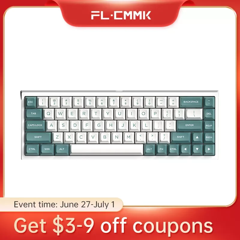 

Механическая клавиатура FL · ESPORTS FL680 с тремя режимами, 68 клавиш, RGB, популярная, 2,4G, беспроводная, Bluetooth, проводная, Win/Mac/iPad