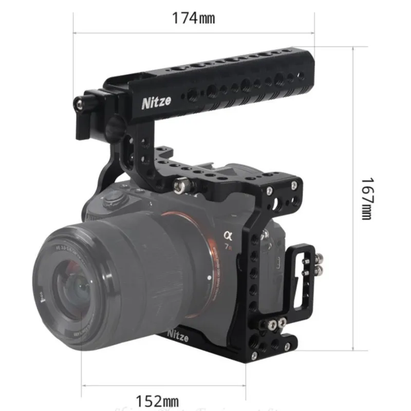 

NITZE CAMERA CAGE FOR SONY A7II / A7III SERIES CAMERA - SHT03B