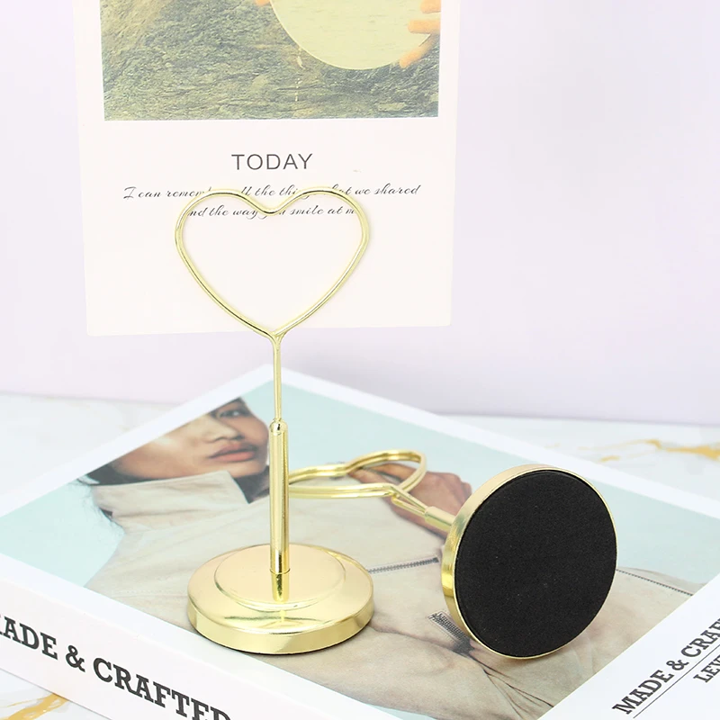 

Metal Desktop Folder Message Folder Photo Stand Photocard Holder Photo Holder Display Stand Office Accessories Desk Accessories