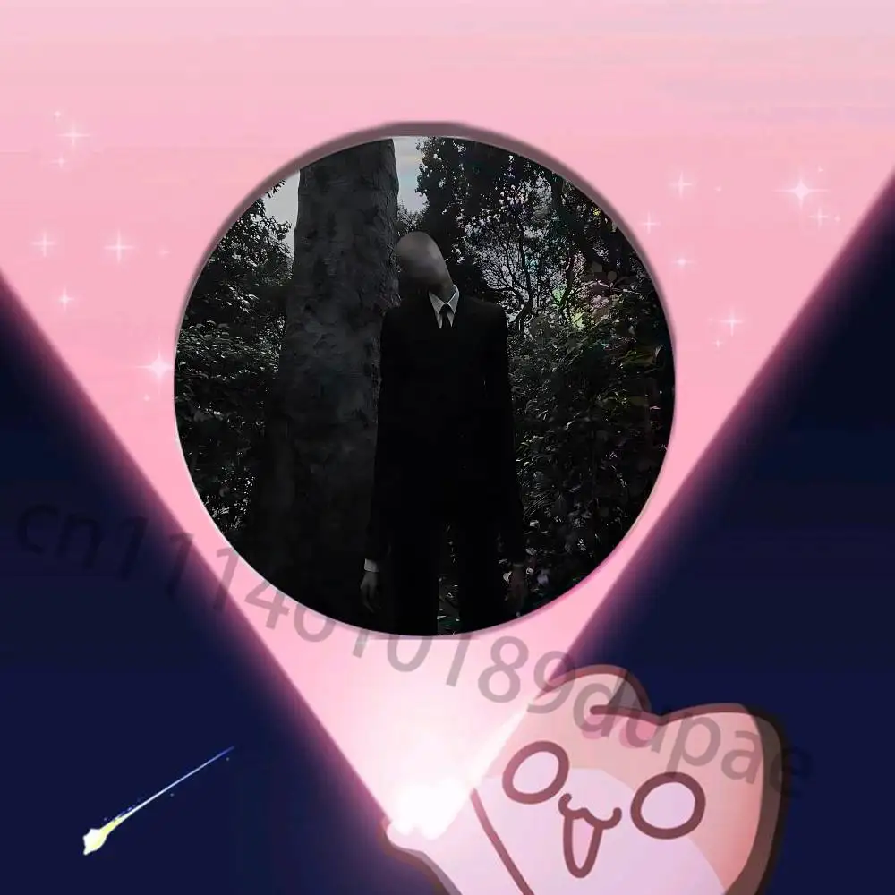 Фото Значок-пин S-Slenderman Creepypasta, одиночная упаковка, аниме-мерч для ита-бэгов, коллекционные значки. №5