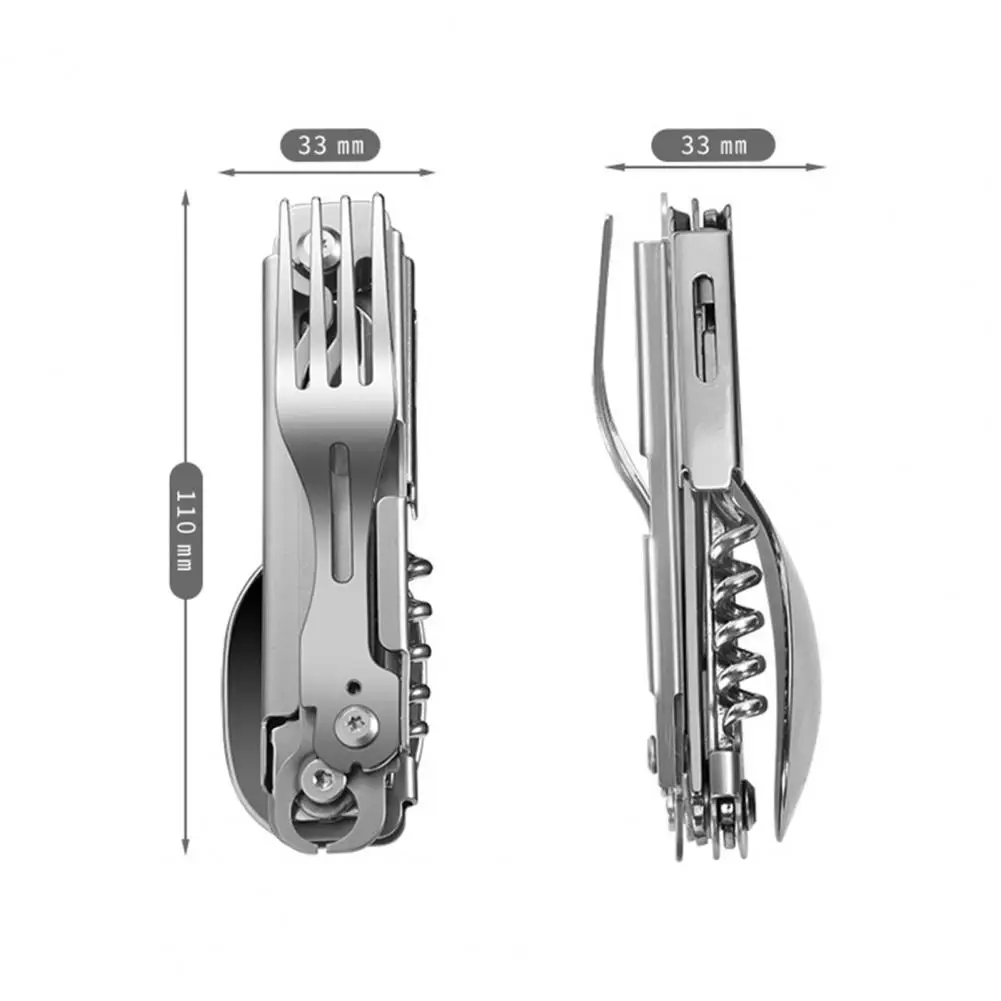 

Collapsible Cutlery Premium Lightweight Temperature-resistant for Camping Camping Cutlery Outdoor Cutlery