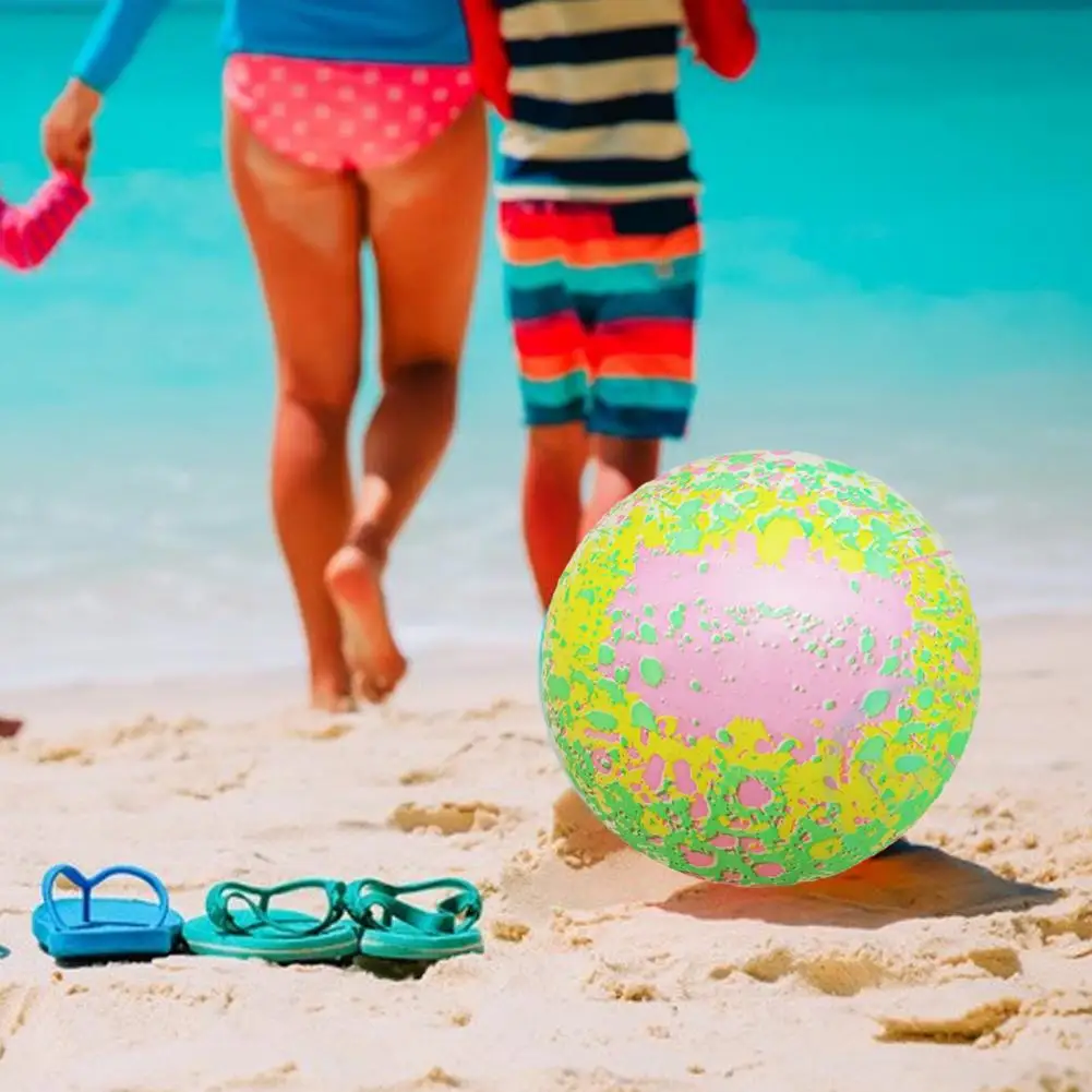 Портативный износостойкий красочный надувной водяной игровой мяч, детский летний мяч для активного отдыха, детский подарок
