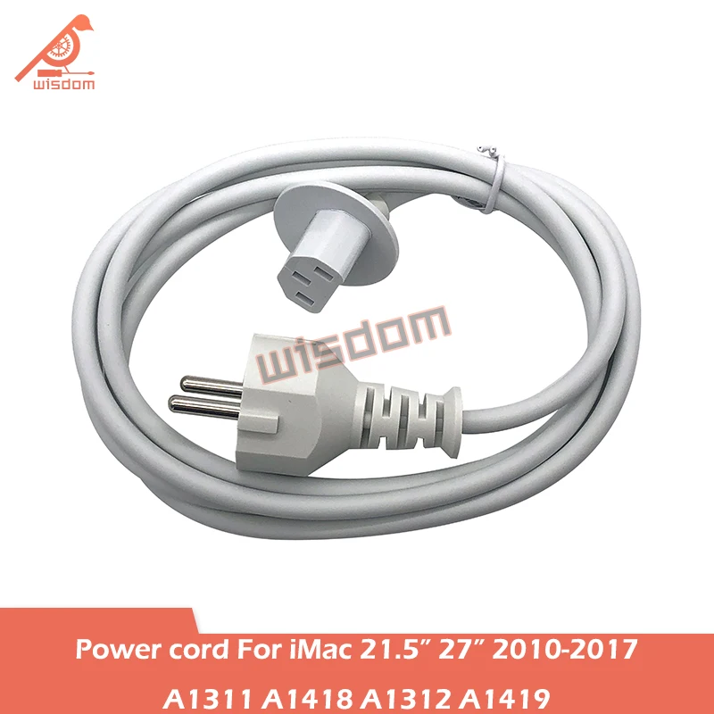 

New US EU UK AU A1311 A1418 A1312 A1419 Power Cord Cable For iMac 21.5" 27" 2010-2017 Year