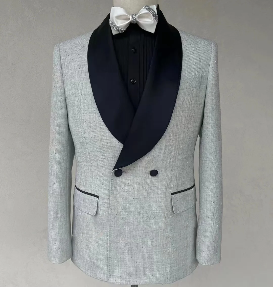 2025 новейший модный Индивидуальный дизайн двубортный Свадебный костюм для