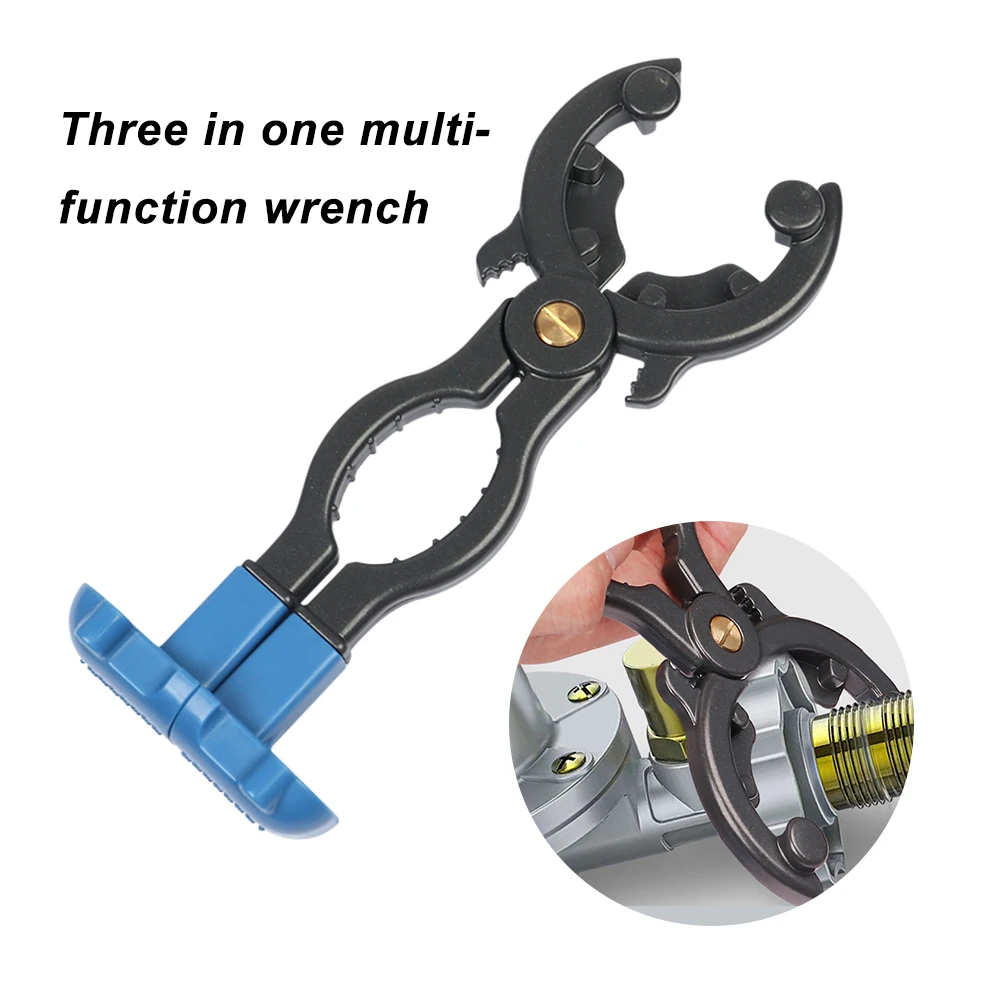 

Multifunctional Gas Valve Wrench Wear-resistant Valve Head Pliers Double Protection Antiskid Handle for Runner Diameter 24-50mm
