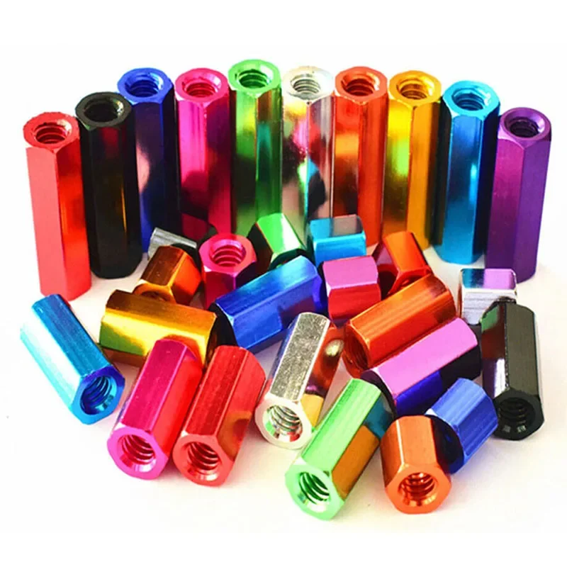 1 шт. M5 M6 Шестигранная прокладка шестигранные шпильки гайки винтовые стержни